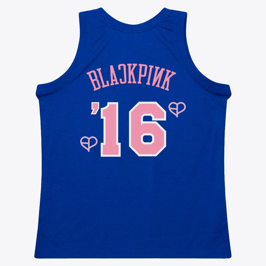 New York Knicks Mitchell & Ness x BLACKPINK Hardwood Classics Swingman Jersey - Blue - Limited Edition | NBA Fan Gear