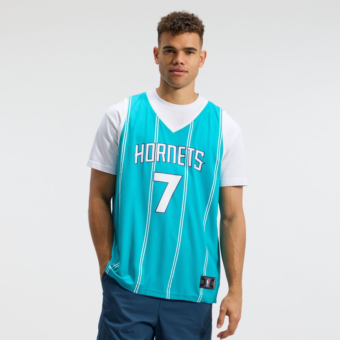 Kon Knueppel Charlotte Hornets Fanatics 2025 NBA Draft First Round Pick Fast Break Replica Jersey - Icon Edition - Teal | Fan Gear
