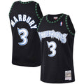 Stephon Marbury Minnesota Timberwolves Mitchell & Ness 1997/ 98 Hardwood Classics Swingman Jersey - Black | NBA Fan Gear