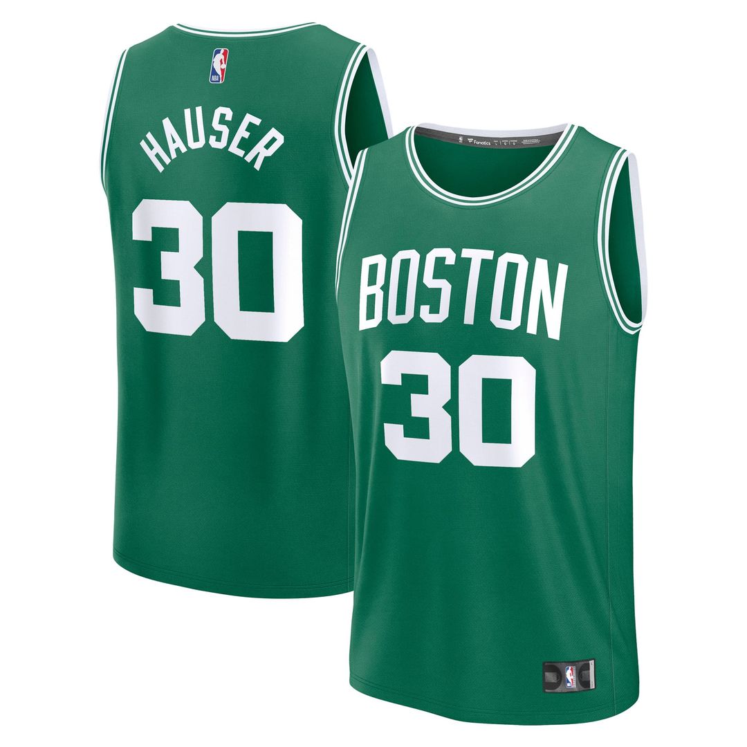 Sam Hauser Boston Celtics Fanatics Fast Break Replica Player Jersey - Icon Edition - Kelly Green | NBA Fan Gear