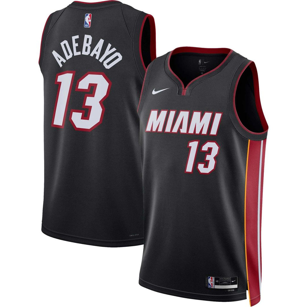 Bam Adebayo Miami Heat Nike Unisex Swingman Jersey - Icon Edition - Black | NBA Fan Gear