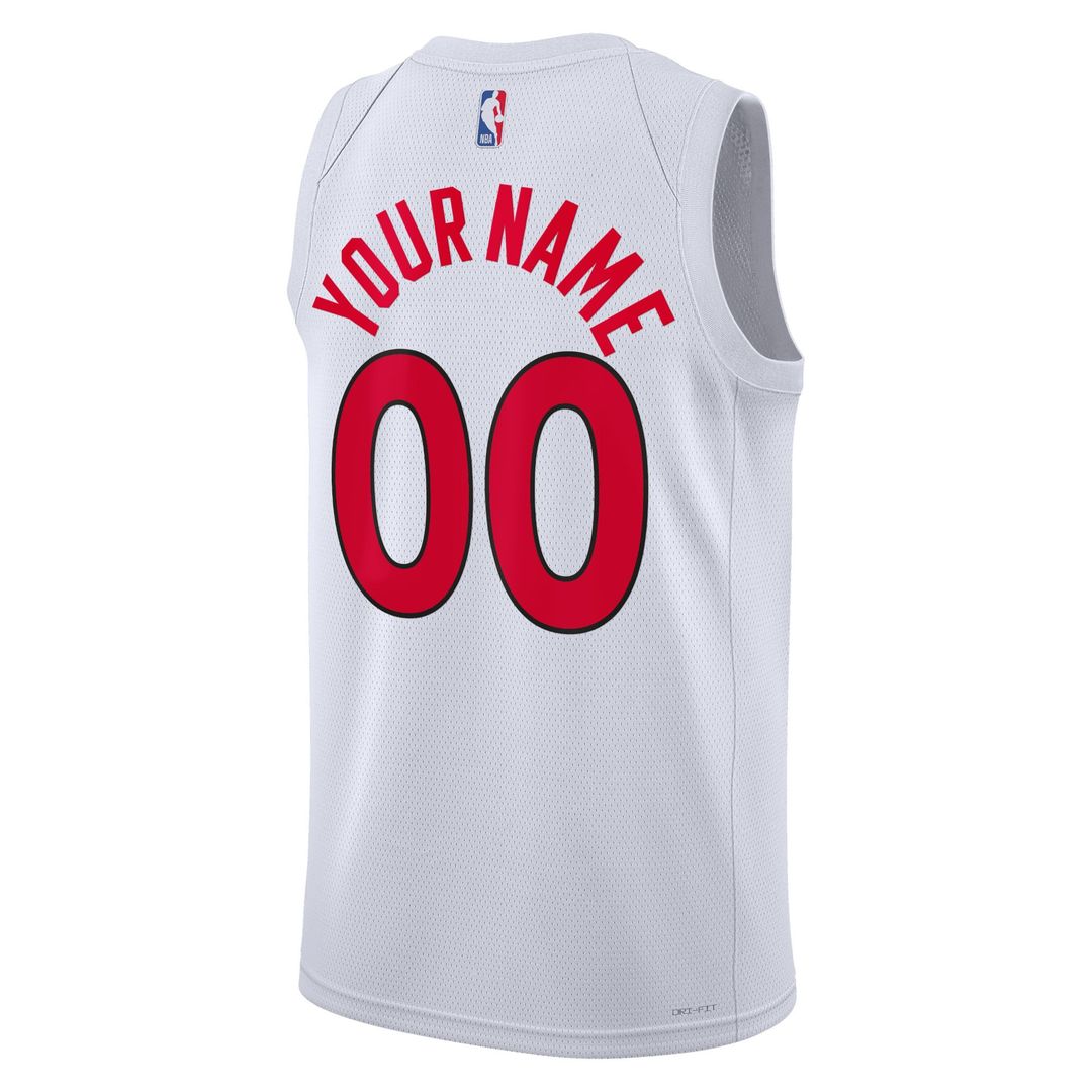 Toronto Raptors Nike Unisex Swingman Custom Jersey White - Association Edition | NBA Fan Gear