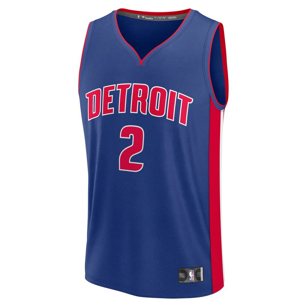 Cade Cunningham Detroit Pistons Fanatics Fast Break Replica Player Jersey - Icon Edition - Blue | NBA Fan Gear