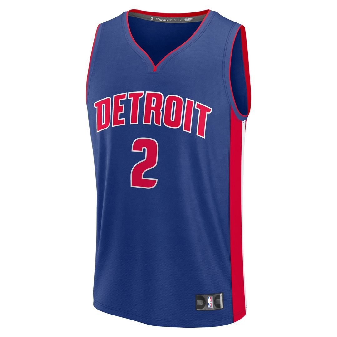Cade Cunningham Detroit Pistons Fanatics Fast Break Replica Player Jersey - Icon Edition - Blue | NBA Fan Gear