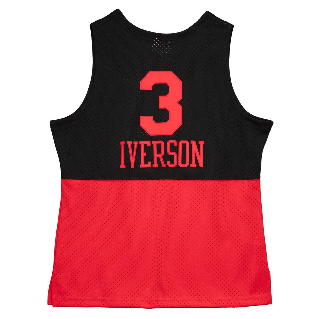 Allen Iverson Philadelphia 76ers Mitchell & Ness 2003/ 04 Hardwood Classics Reload 2.0 Swingman Jersey - Black | NBA Fan Gear