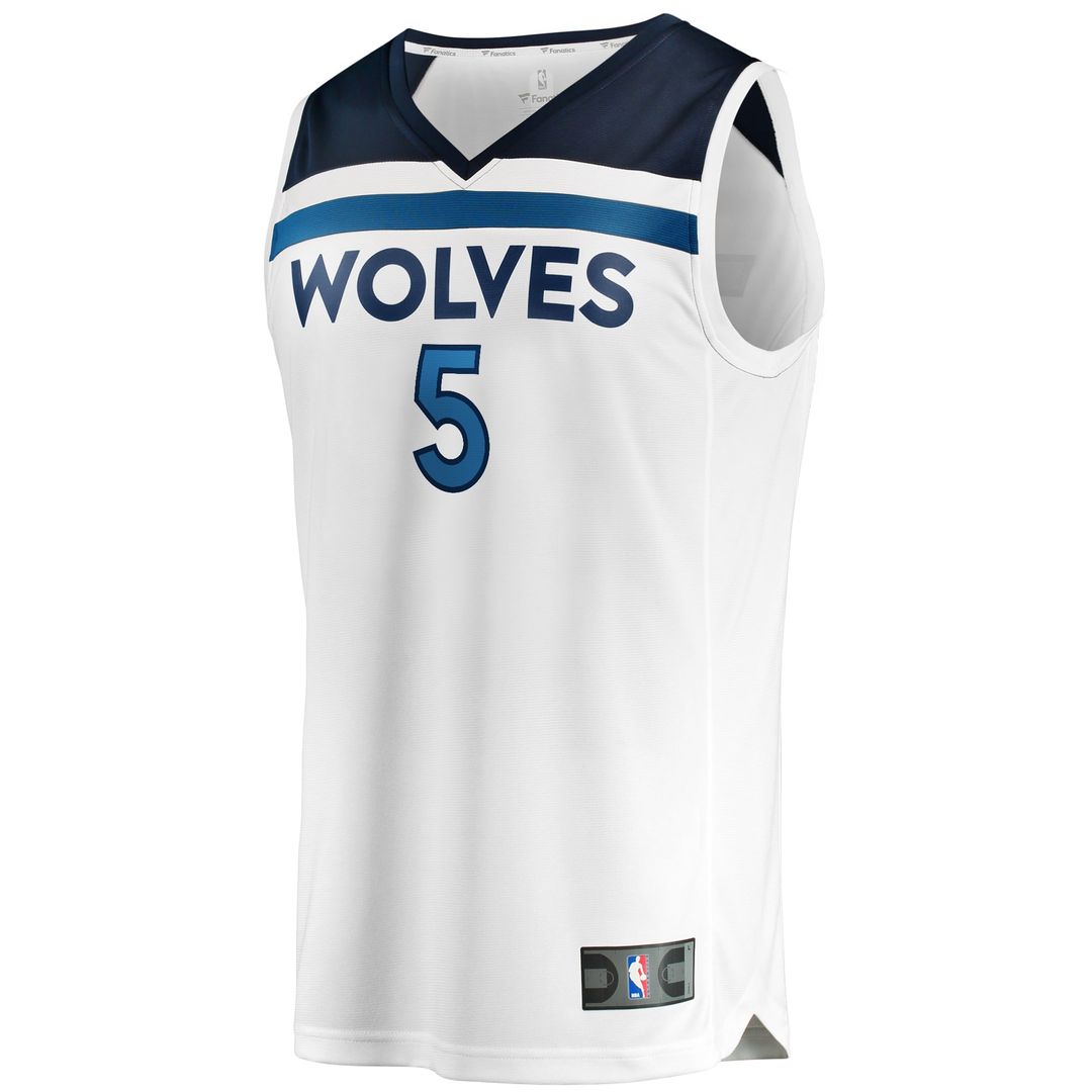 Anthony Edwards Minnesota Timberwolves Fanatics Fast Break Replica Player Jersey - Association Edition - White | NBA Fan Gear