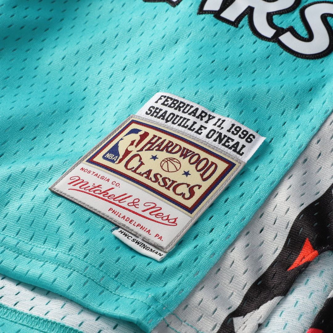 Shaquille O'Neal 1996 NBA All-Star Game Mitchell & Ness Youth Hardwood Classics Swingman Jersey - Teal | Fan Gear