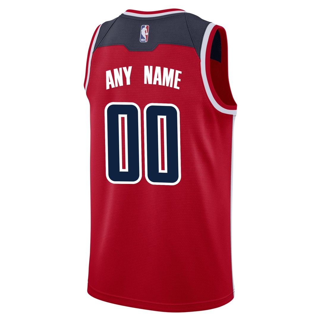 Washington Wizards Nike Swingman Custom Jersey Red - Icon Edition | NBA Fan Gear