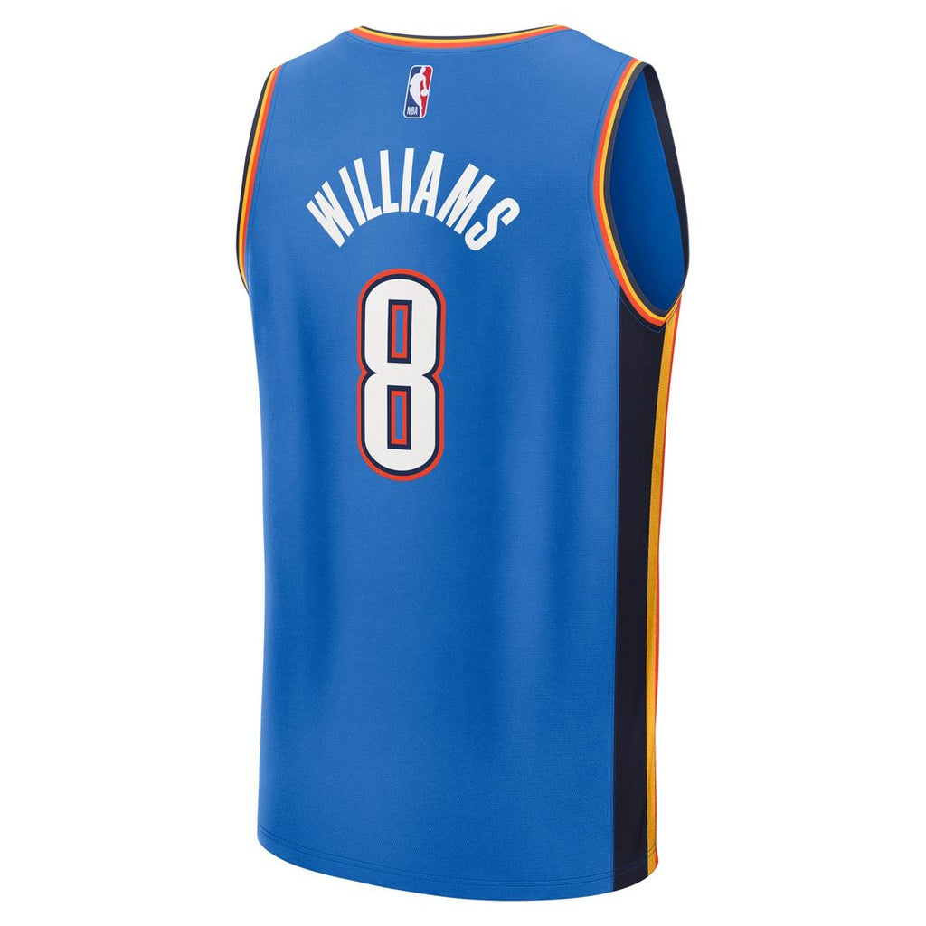 Jalen Williams Oklahoma City Thunder Fanatics Youth 2025 NBA Finals Champions Fast Break Replica Player Jersey - Blue - Icon Edition | Fan Gear