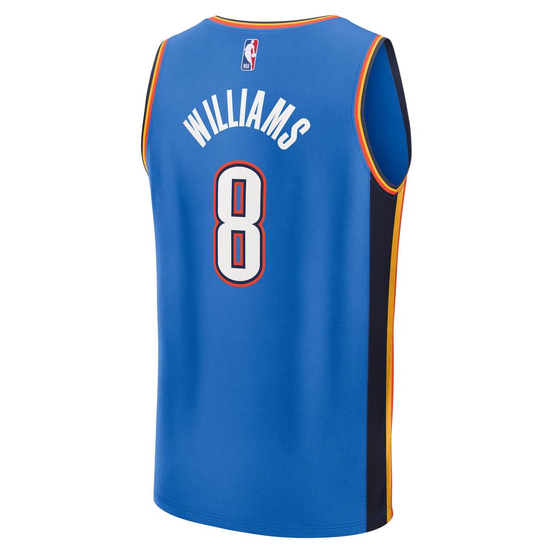 Jalen Williams Oklahoma City Thunder Fanatics Youth 2025 NBA Finals Champions Fast Break Replica Player Jersey - Blue - Icon Edition | Fan Gear