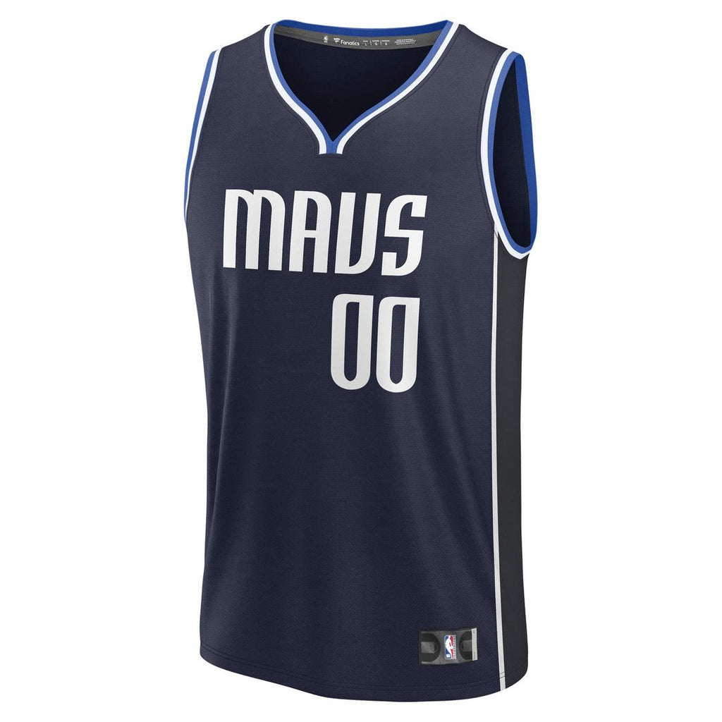 Dallas Mavericks Fanatics Fast Break Custom Jersey - Statement Edition - Navy | NBA Fan Gear