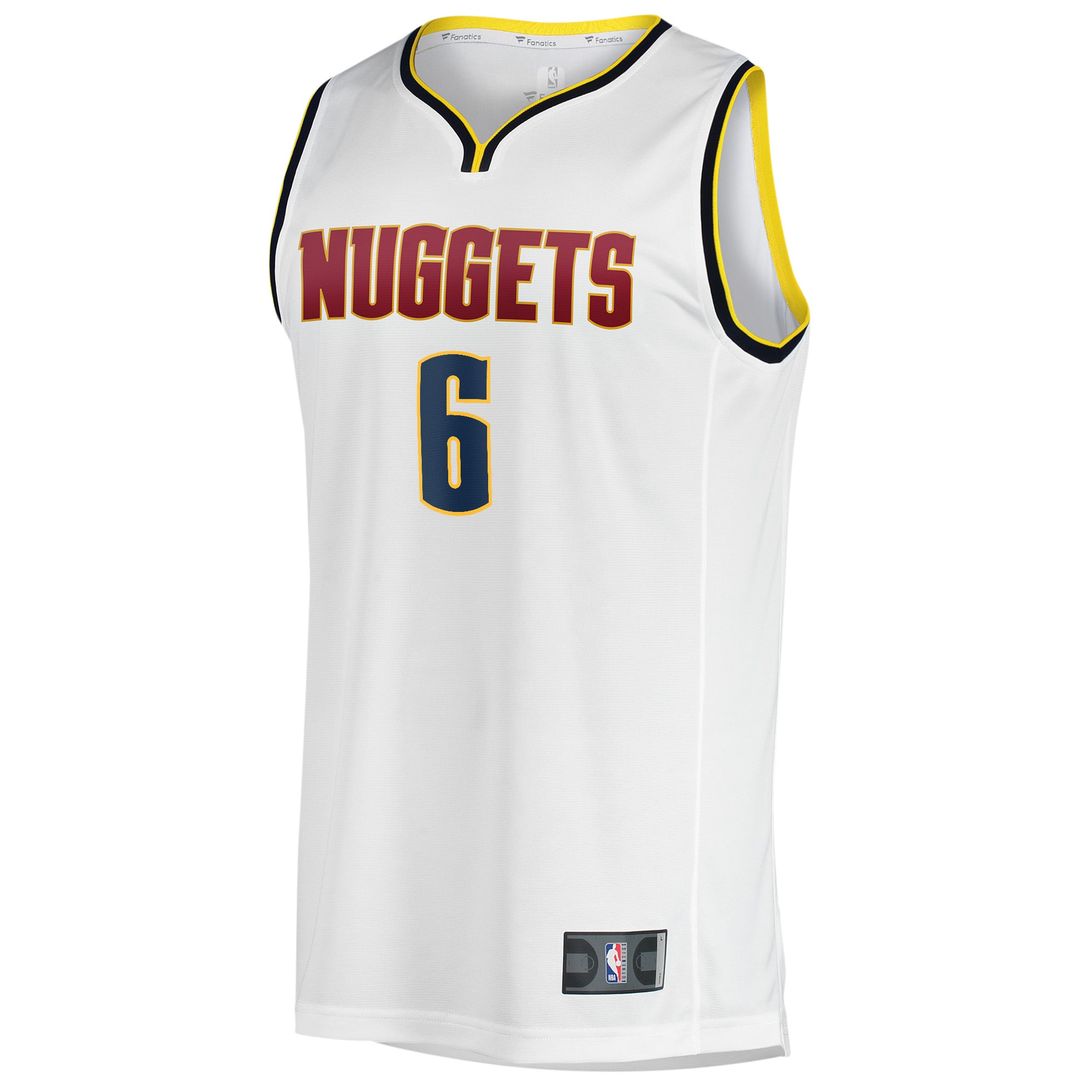 DeAndre Jordan Denver Nuggets Fanatics Fast Break Player Jersey - Association Edition - White | NBA Fan Gear