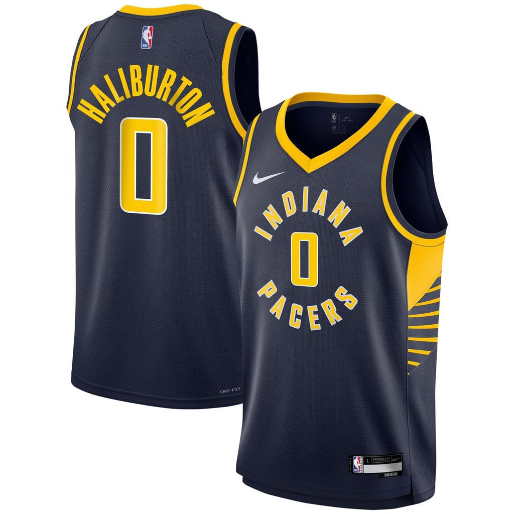 Tyrese Haliburton Indiana Pacers Nike Youth Swingman Jersey - Icon Edition - Navy | NBA Fan Gear
