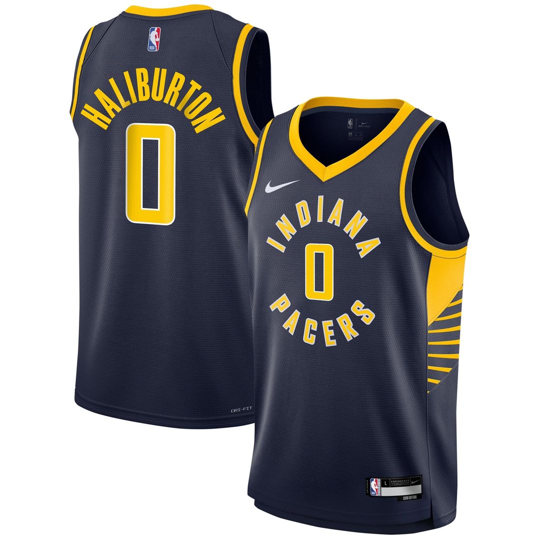 Tyrese Haliburton Indiana Pacers Nike Youth Swingman Jersey - Icon Edition - Navy | NBA Fan Gear