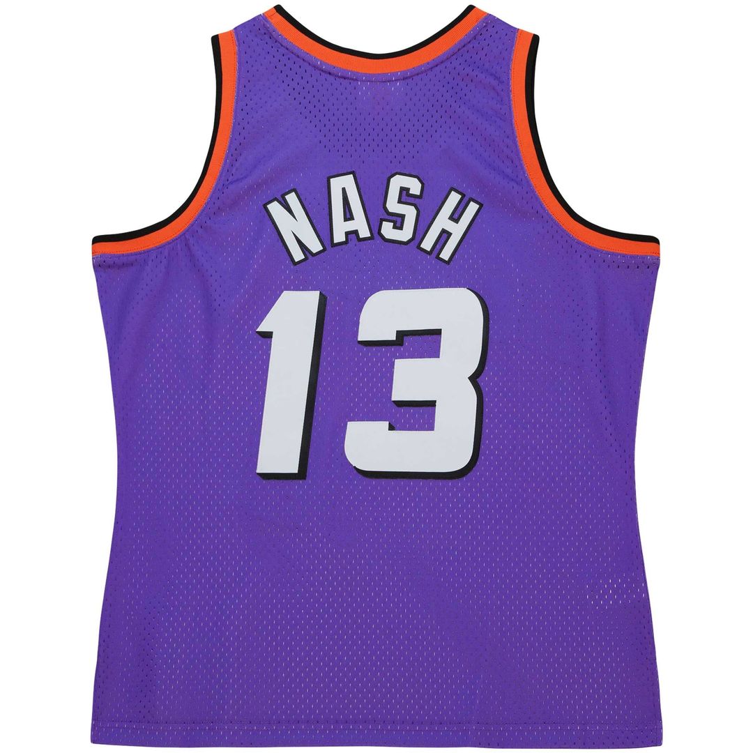 Steve Nash Phoenix Suns Mitchell & Ness Hardwood Classics 1996/ 97 Tropical Swingman Jersey - Purple | NBA Fan Gear
