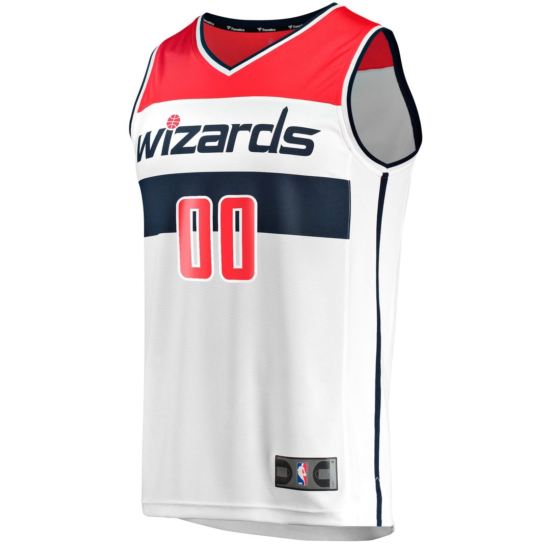 Washington Wizards Fanatics Youth Fast Break Replica Custom Jersey - Association Edition - White | NBA Fan Gear