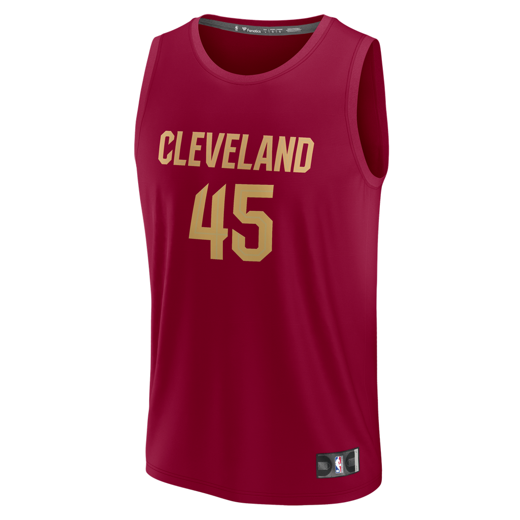 Donovan Mitchell Cleveland Cavaliers Fanatics Fast Break Replica Jersey - Icon Edition - Wine | NBA Fan Gear