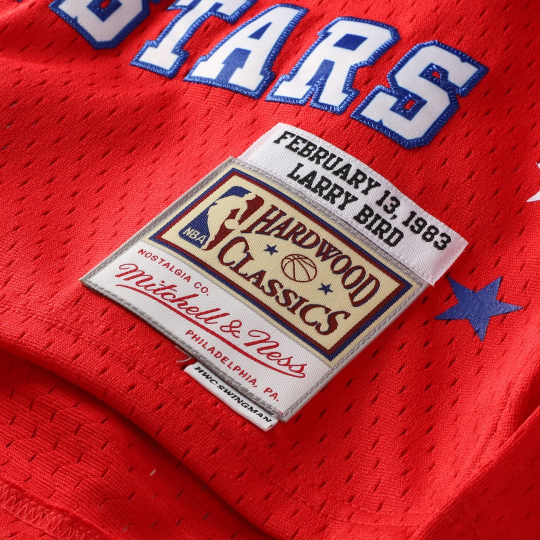Larry Bird 1983 NBA All-Star Game Mitchell & Ness Youth Hardwood Classics Swingman Jersey - Red | Fan Gear