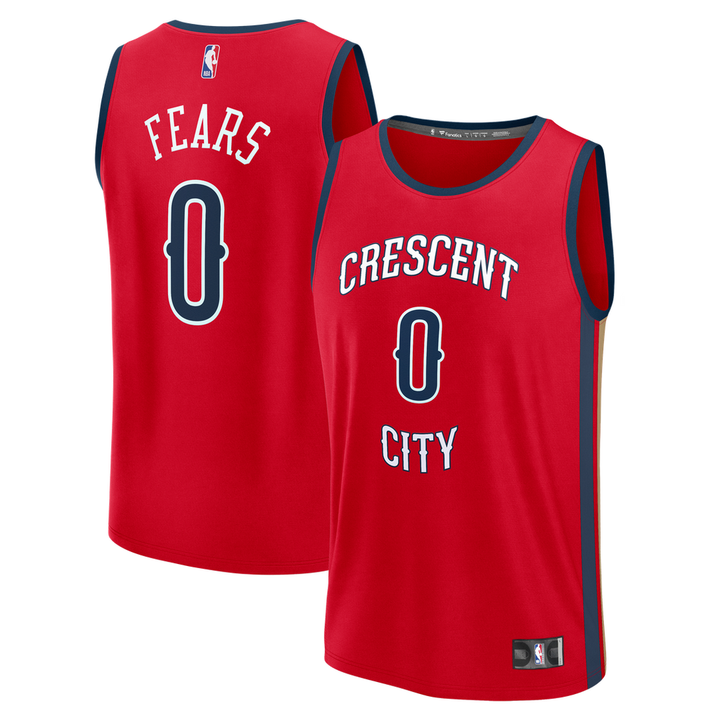 Jeremiah Fears New Orleans Pelicans Fanatics Fast Break Replica Player Jersey - Statement Edition - Red | NBA Fan Gear