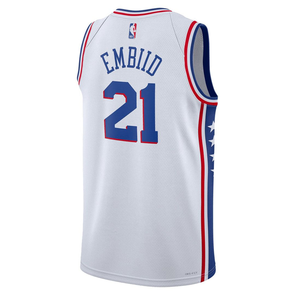 Joel Embiid Philadelphia 76ers Nike Unisex Swingman Jersey - Association Edition - White | NBA Fan Gear