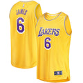 LeBron James Los Angeles Lakers Fanatics 2021/ 22 Fast Break Replica Jersey - Icon Edition - Gold | NBA Fan Gear