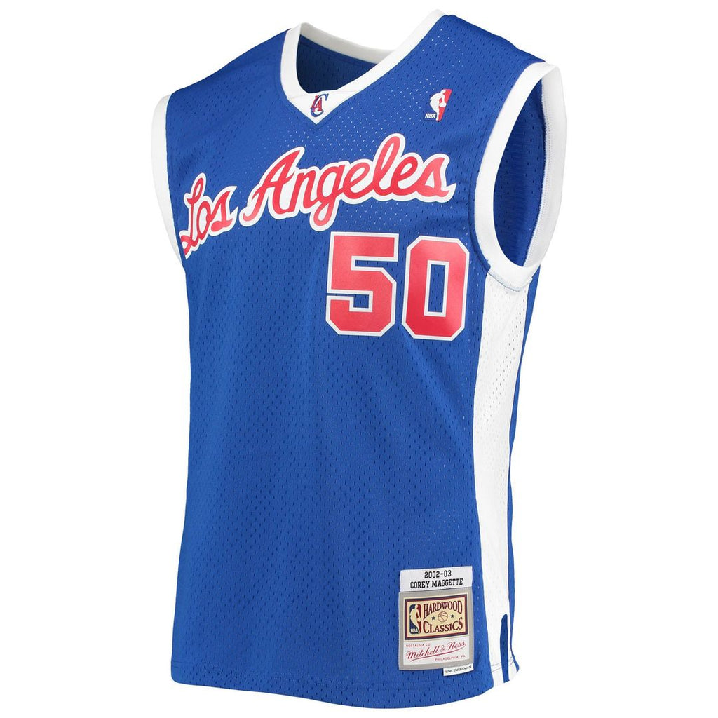Corey Maggette LA Clippers Mitchell & Ness 2002/ 03 Hardwood Classics Swingman Jersey - Royal | NBA Fan Gear