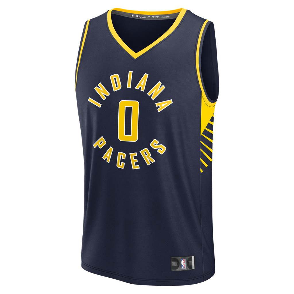 Tyrese Haliburton Indiana Pacers Fanatics Youth Fast Break Replica Player Jersey - Navy | NBA Fan Gear