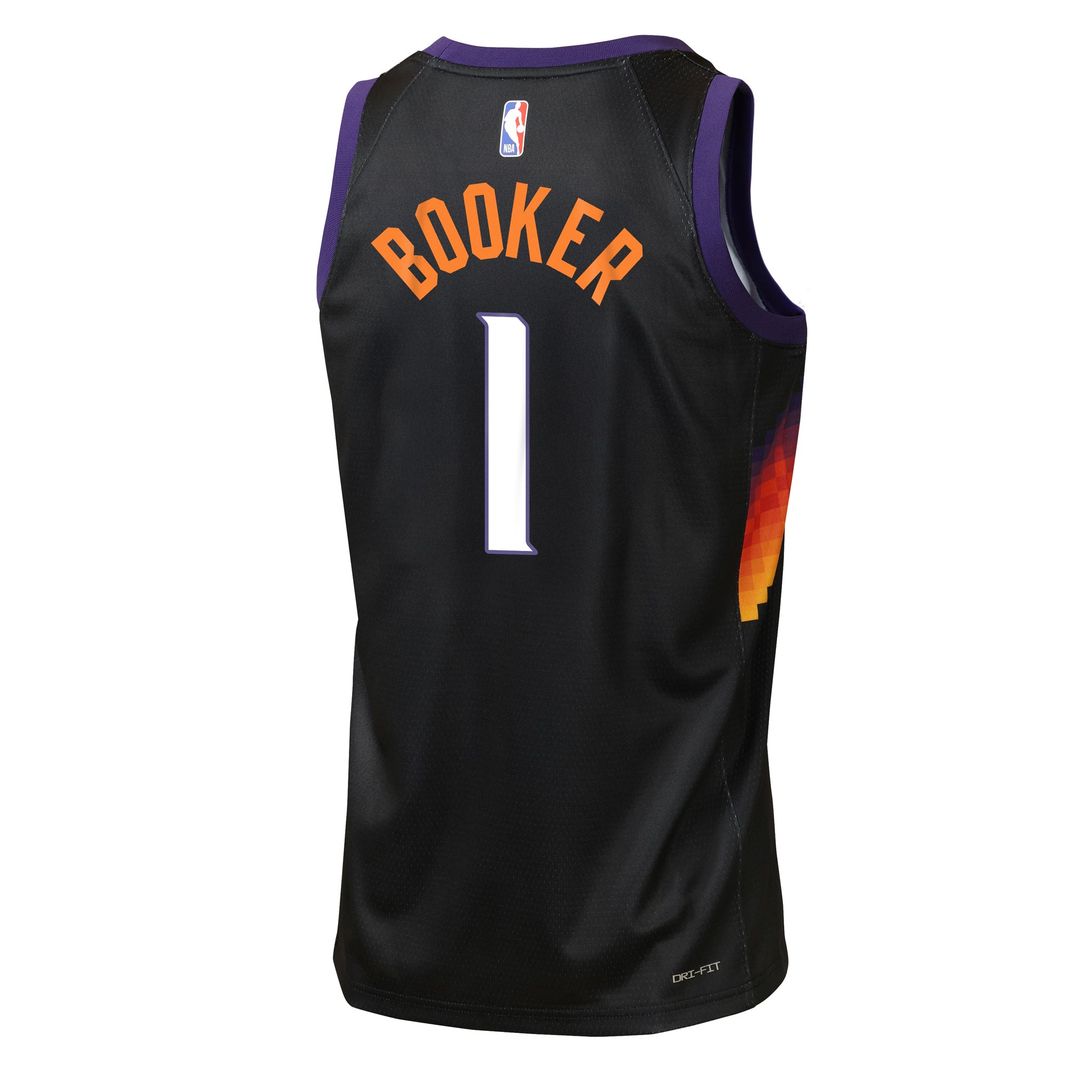 Devin Booker Phoenix Suns Nike Youth 2025/ 26 City Edition Swingman Jersey - Black | NBA Fan Gear