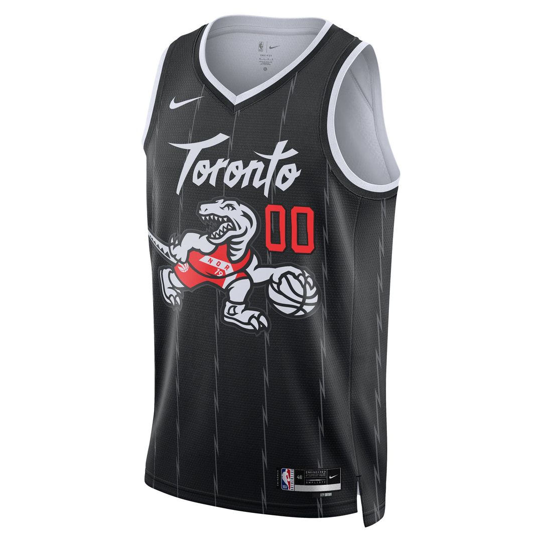 Toronto Raptors Nike Unisex 2025/ 26 City Edition Swingman Custom Jersey - Black | NBA Fan Gear
