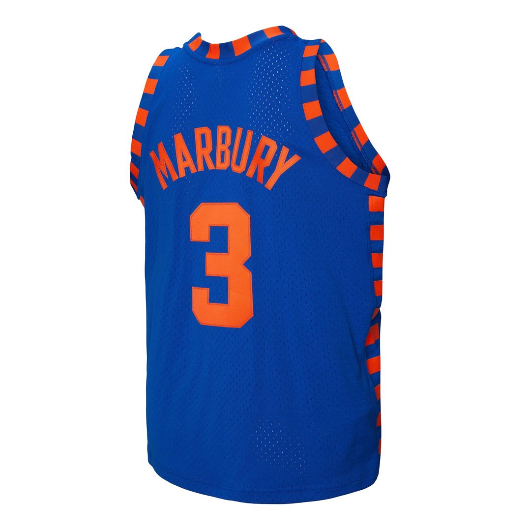Stephon Marbury New York Knicks Mitchell & Ness 2005/ 06 Hardwood Classics Swingman Jersey - Blue | NBA Fan Gear