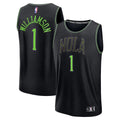 Zion Williamson New Orleans Pelicans Fanatics Youth Fast Break Jersey - City Edition - Black | NBA Fan Gear