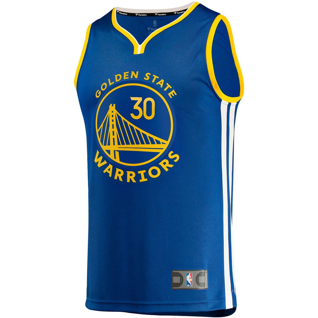 Stephen Curry Golden State Warriors Fanatics Fast Break Replica Jersey - Icon Edition - Royal | NBA Fan Gear