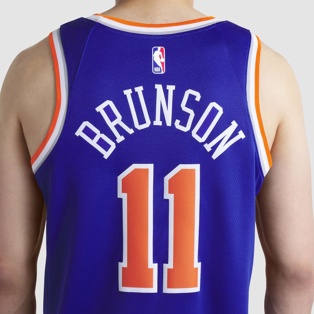 Jalen Brunson New York Knicks Nike Unisex Swingman Jersey - Icon Edition - Blue | NBA Fan Gear