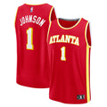 Jalen Johnson Atlanta Hawks Fanatics Fast Break Replica Jersey - Icon Edition - Red | NBA Fan Gear