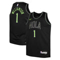 Zion Williamson New Orleans Pelicans Nike Youth 2025/ 26 City Edition Swingman Jersey - Black | NBA Fan Gear