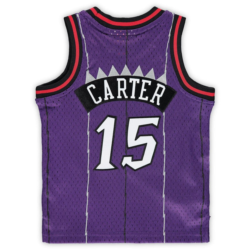 Vince Carter Toronto Raptors Mitchell & Ness Infant 1998/ 99 Hardwood Classics Retired Player Jersey - Purple | NBA Fan Gear