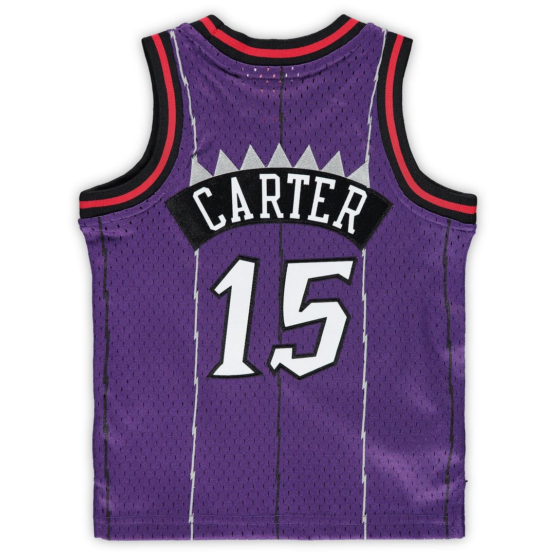 Vince Carter Toronto Raptors Mitchell & Ness Infant 1998/ 99 Hardwood Classics Retired Player Jersey - Purple | NBA Fan Gear