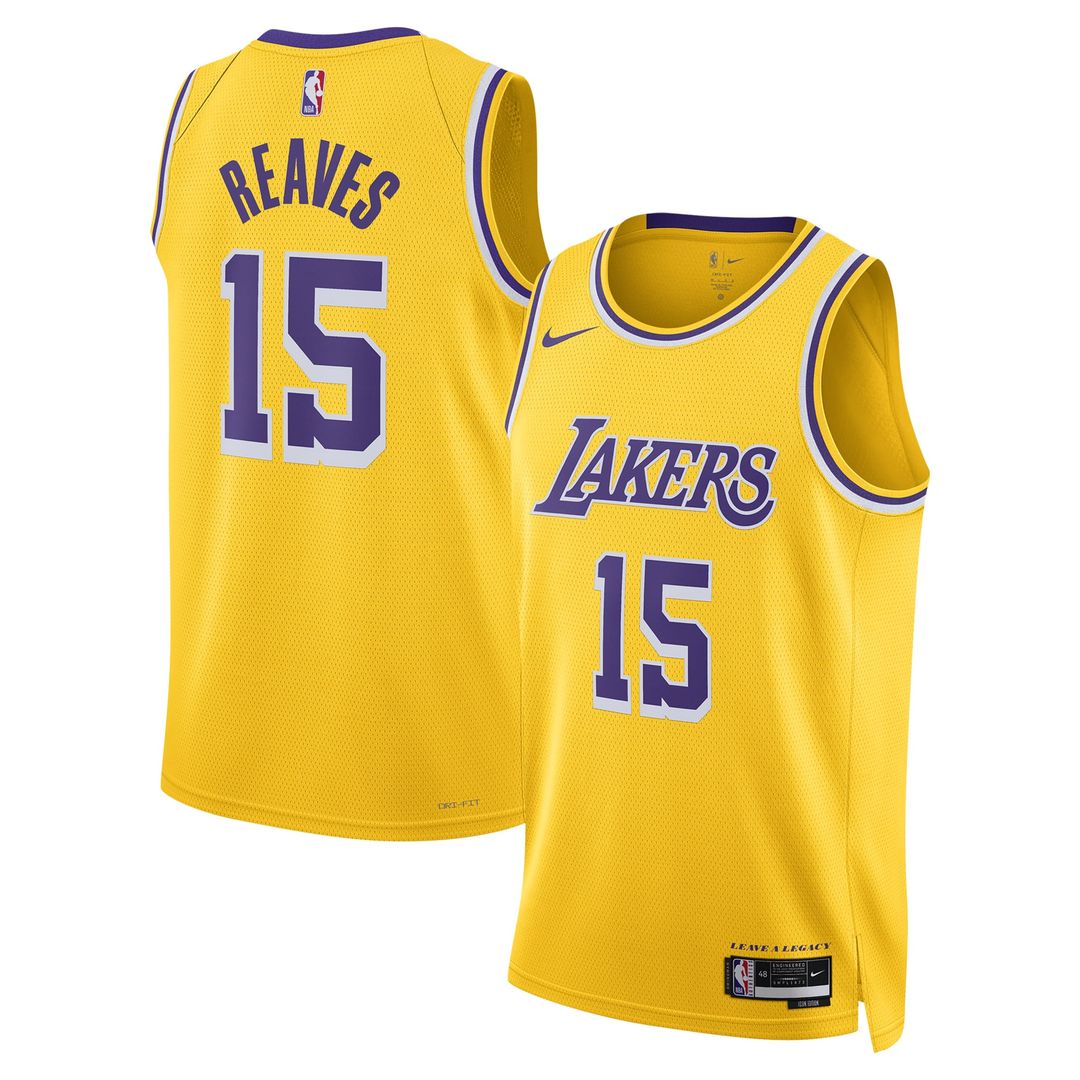 Austin Reaves Los Angeles Lakers Nike Unisex Swingman Jersey - Icon Edition - Gold | NBA Fan Gear