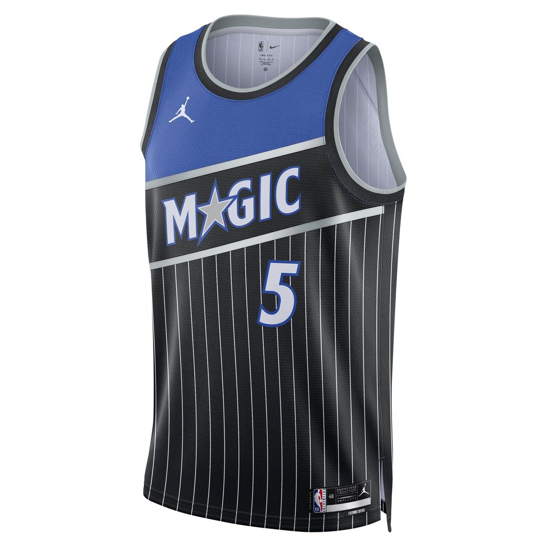 Paolo Banchero Orlando Magic Jordan Brand Unisex Swingman Jersey - Statement Edition - Black | NBA Fan Gear