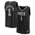 Victor Wembanyama San Antonio Spurs Fanatics Youth Fast Break Player Jersey - Statement Edition - Black | NBA Fan Gear
