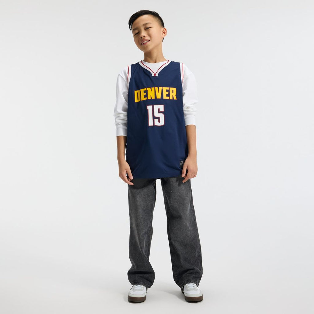 Nikola Jokic Denver Nuggets Fanatics Youth Fast Break Replica Player Jersey - Icon Edition - Navy | NBA Fan Gear