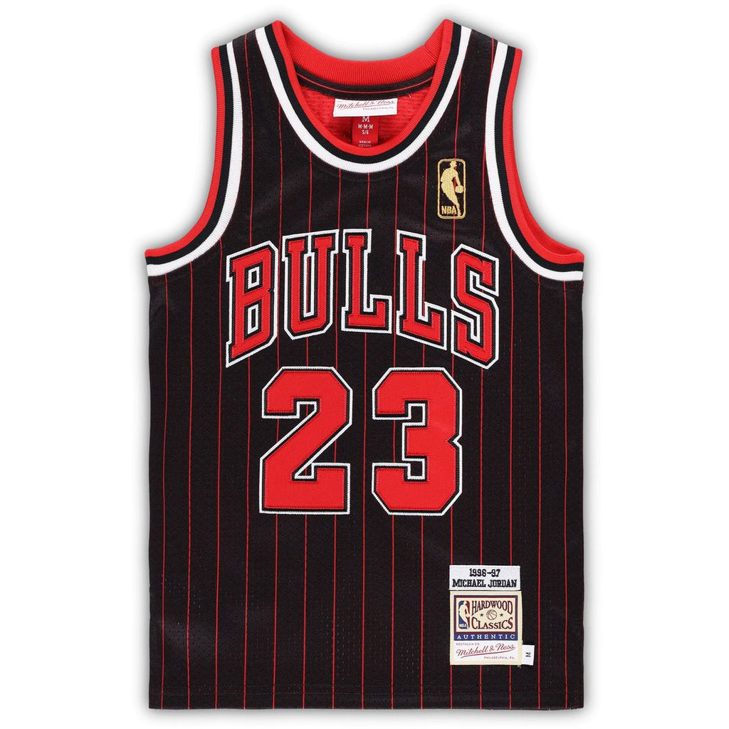 Michael Jordan Chicago Bulls Mitchell & Ness Preschool 1997/ 98 Hardwood Classics Authentic Jersey - Red | NBA Fan Gear