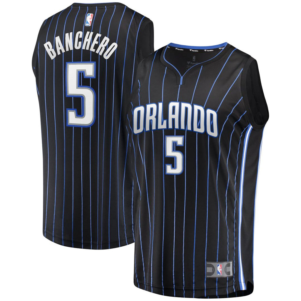 Paolo Banchero Orlando Magic Fanatics Youth Fast Break Player Jersey - Icon Edition - Black | NBA Fan Gear
