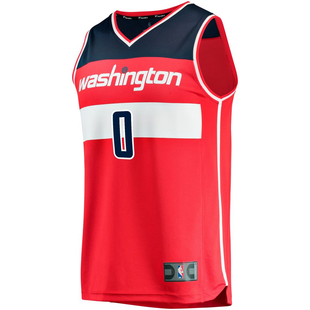 Washington Wizards Fanatics Fast Break Replica Jersey - Icon Edition - Red | NBA Fan Gear