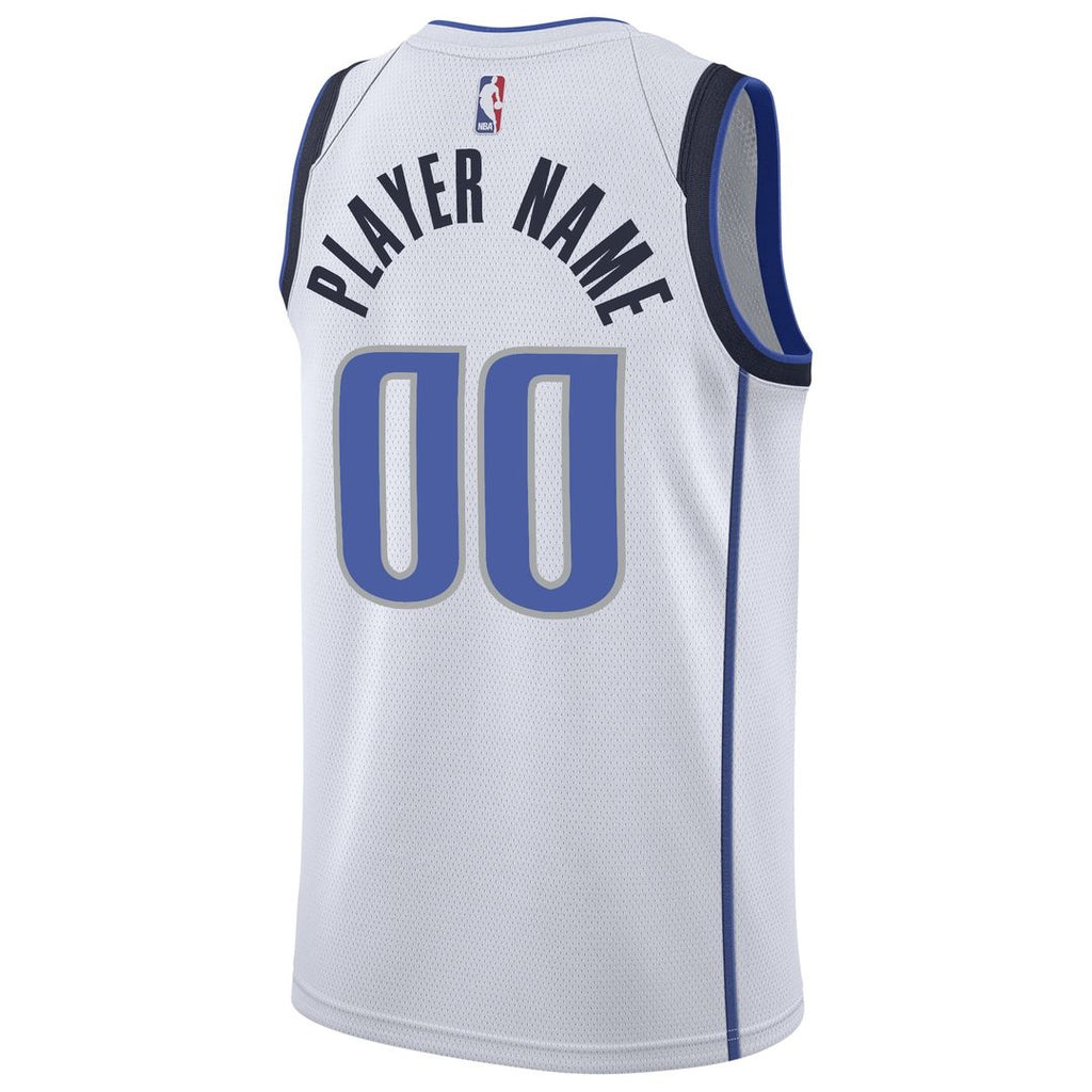 Dallas Mavericks Nike 2020/ 21 Swingman Custom Jersey - Association Edition - White | NBA Fan Gear