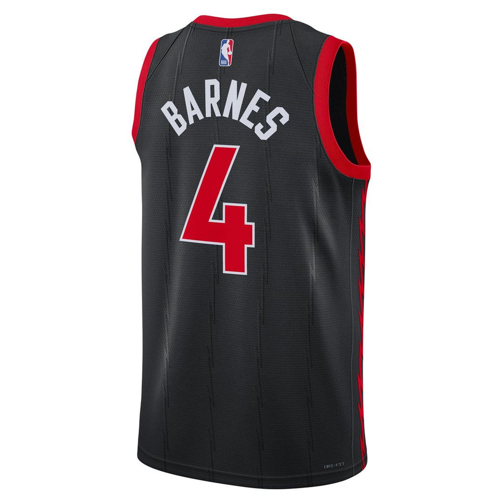 Scottie Barnes Toronto Raptors Jordan Brand Unisex Swingman Jersey - Statement Edition - Black | NBA Fan Gear