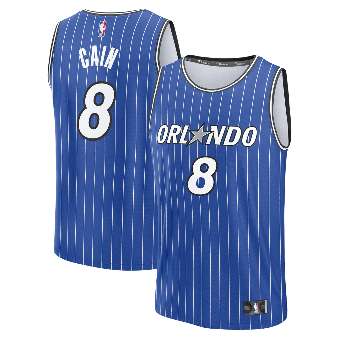 Jamal Cain Orlando Magic Fanatics Fast Break Jersey - Icon Edition - Blue | NBA Fan Gear