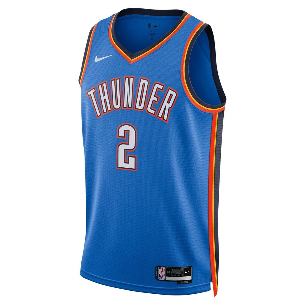 Shai Gilgeous-Alexander Oklahoma City Thunder Nike Unisex Swingman Jersey - Icon Edition - Blue | NBA Fan Gear