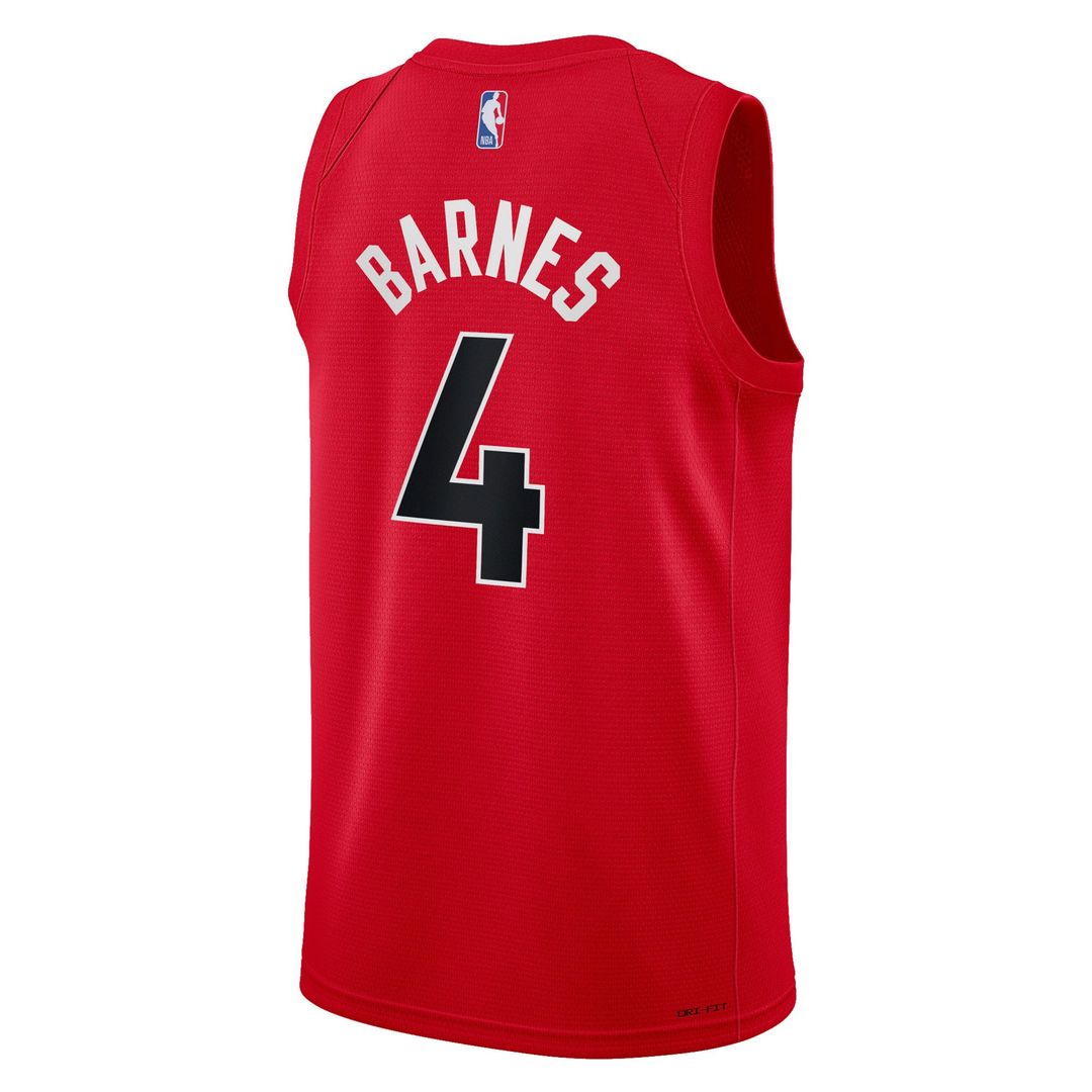 Scottie Barnes Toronto Raptors Nike Youth Swingman Jersey - Icon Edition - Red | NBA Fan Gear