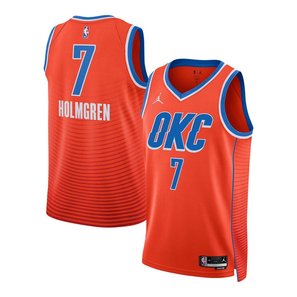 Chet Holmgren Oklahoma City Thunder Jordan Brand Unisex Swingman Jersey - Statement Edition - Orange | NBA Fan Gear